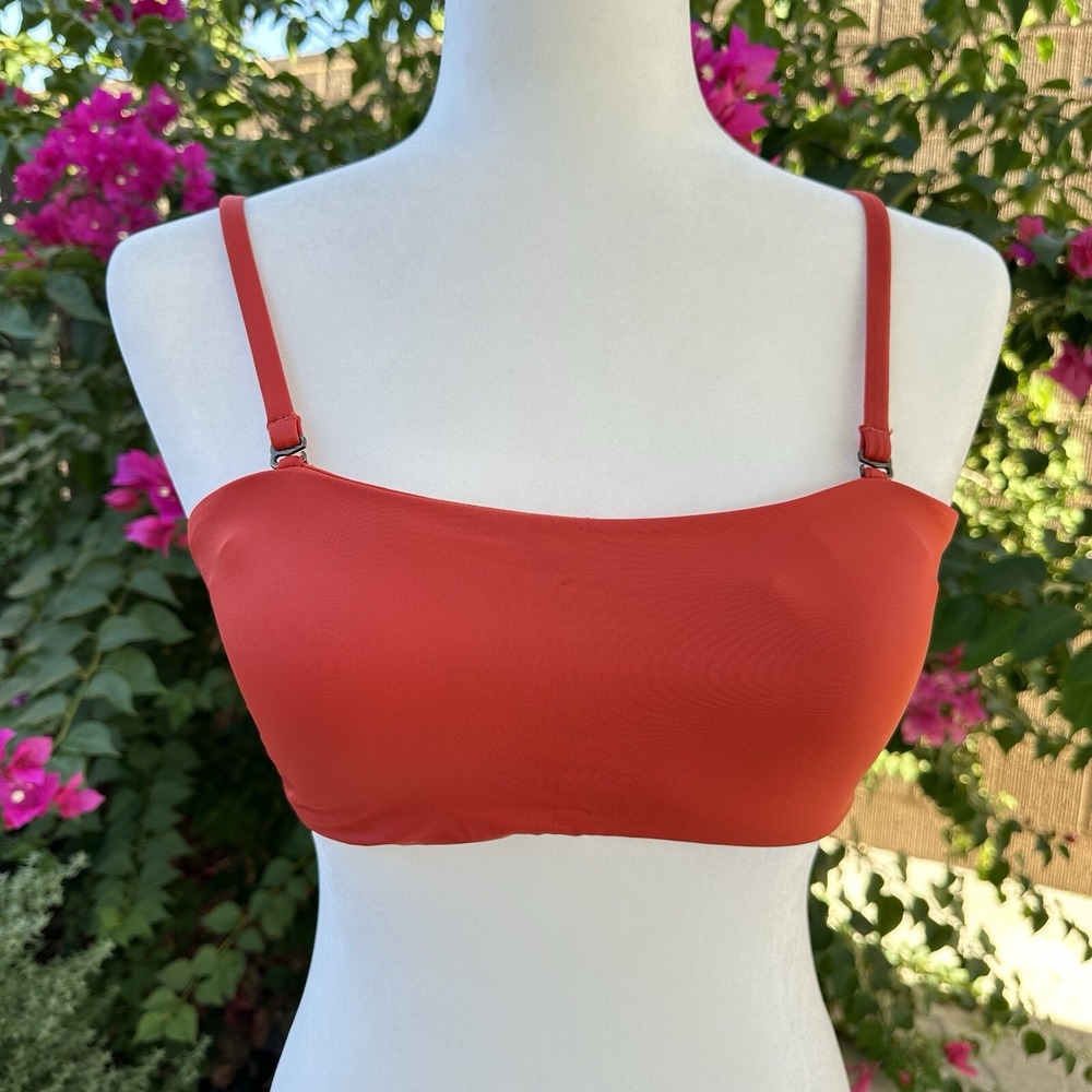 ANDIE Swim‎ The Bora Bora Convertible Bikini Top Chili Pepper Size Large NWT
